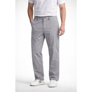 Adidas Golf Men Grey Go-To 5 Pocket Tapered Fit Primegreen Pants size 36x29